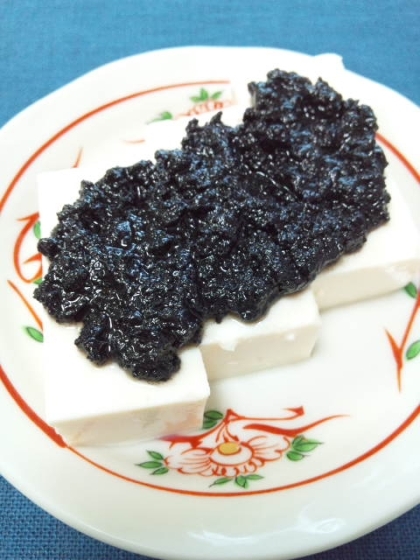 お豆腐の練り胡麻めんつゆがけ