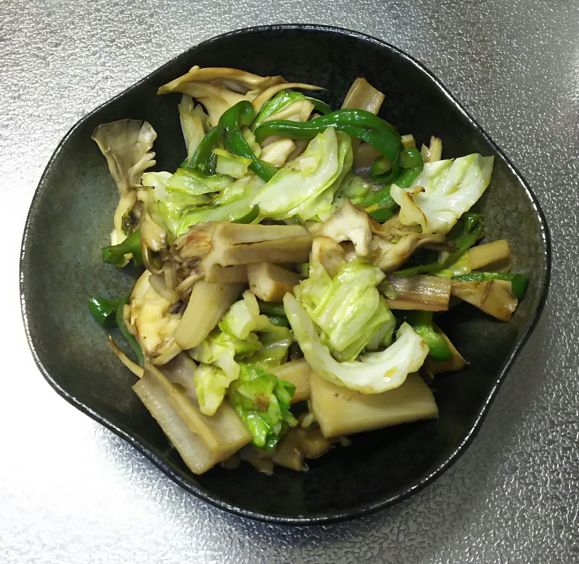 簡単！あまり野菜の酢醤油炒め