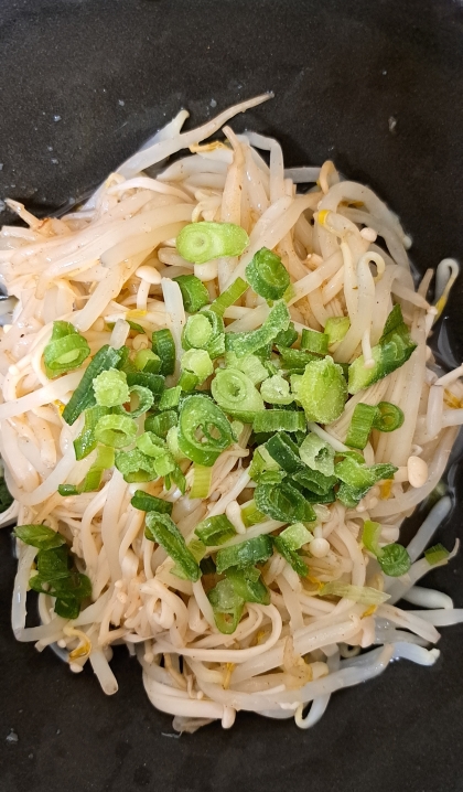 レンジでチン♫もやしとえのきのポン酢和え