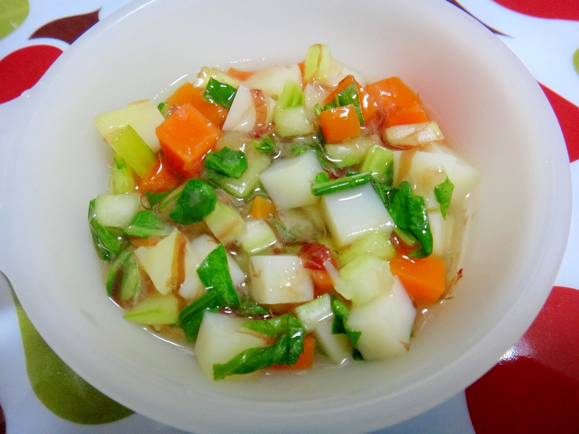 離乳食後期 レンジだけで作る 野菜のうま煮 レシピ 作り方 By Sige 92 楽天レシピ