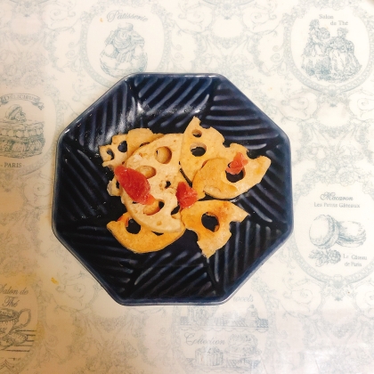 ➿蓮根の梅炒め➿