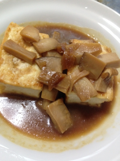 ガリバタ豆腐ステーキ