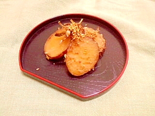 ふかしたさつまいもで♪簡単大学いも