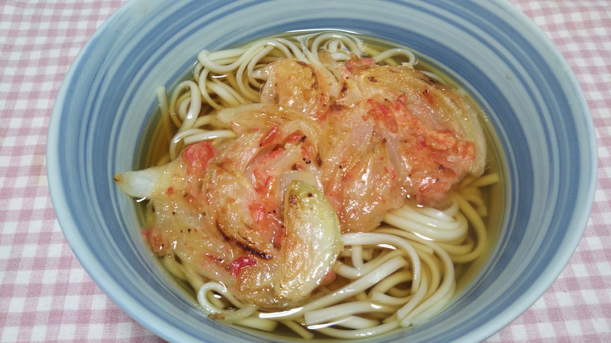 小海老たまねぎかき揚げうどん☆