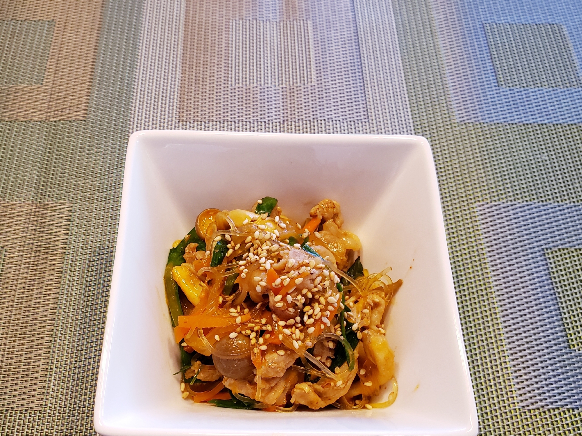 焼肉のタレと コチュジャンを使って 簡単チャプチェ レシピ 作り方 By のりばあ 楽天レシピ