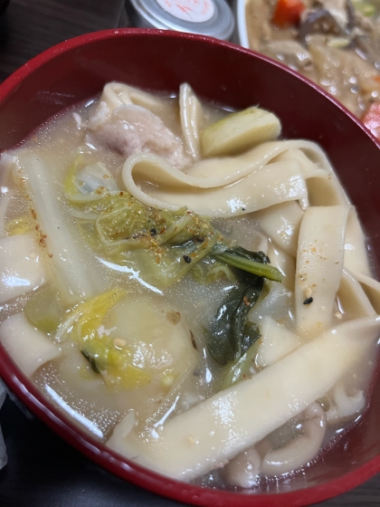 手打ち麺で☆煮ぼうとう