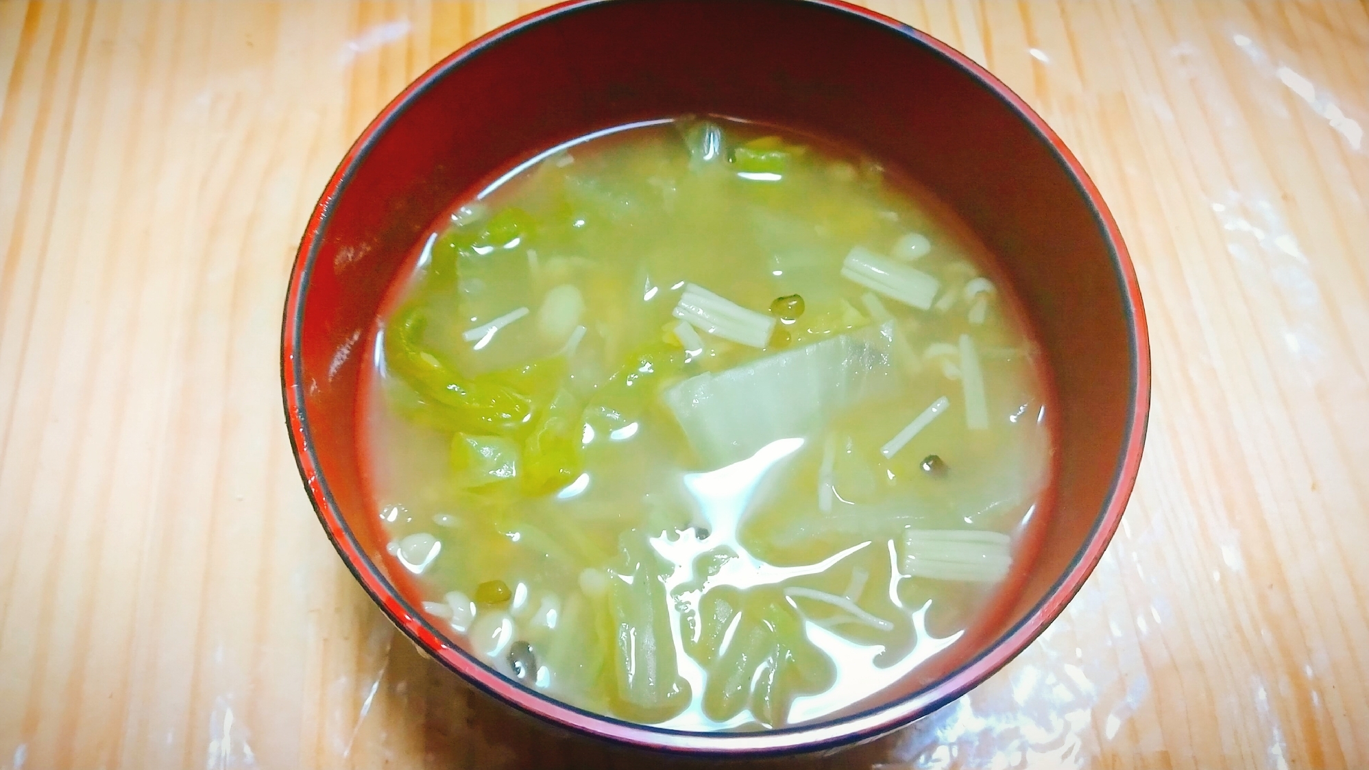 白菜たっぷり☆豆スープ