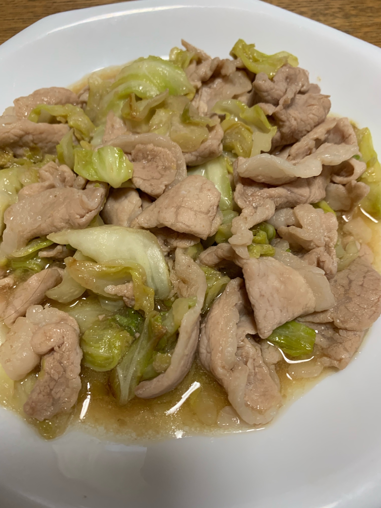 牛角のうま塩だれを使った炒め物!