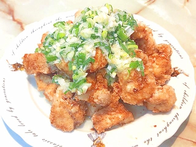 居酒屋レベル 鶏むね肉のネギ塩だれザンギ レシピ 作り方 By Torezu 楽天レシピ 居酒屋レベル 鶏むね肉のネギ塩だれザンギ レシピ 作り方 By Torezu 楽天レシピ