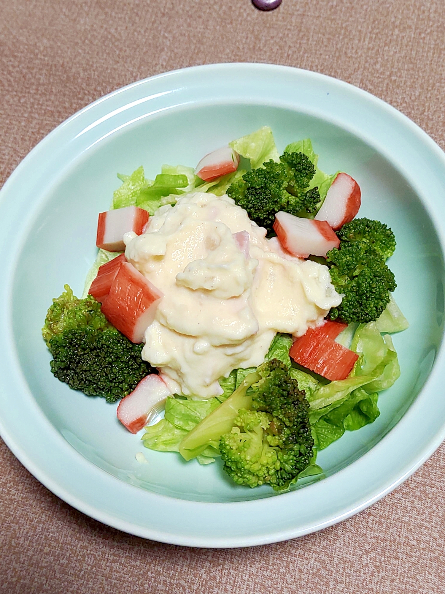 ブロッコリーのサワークリームかけ