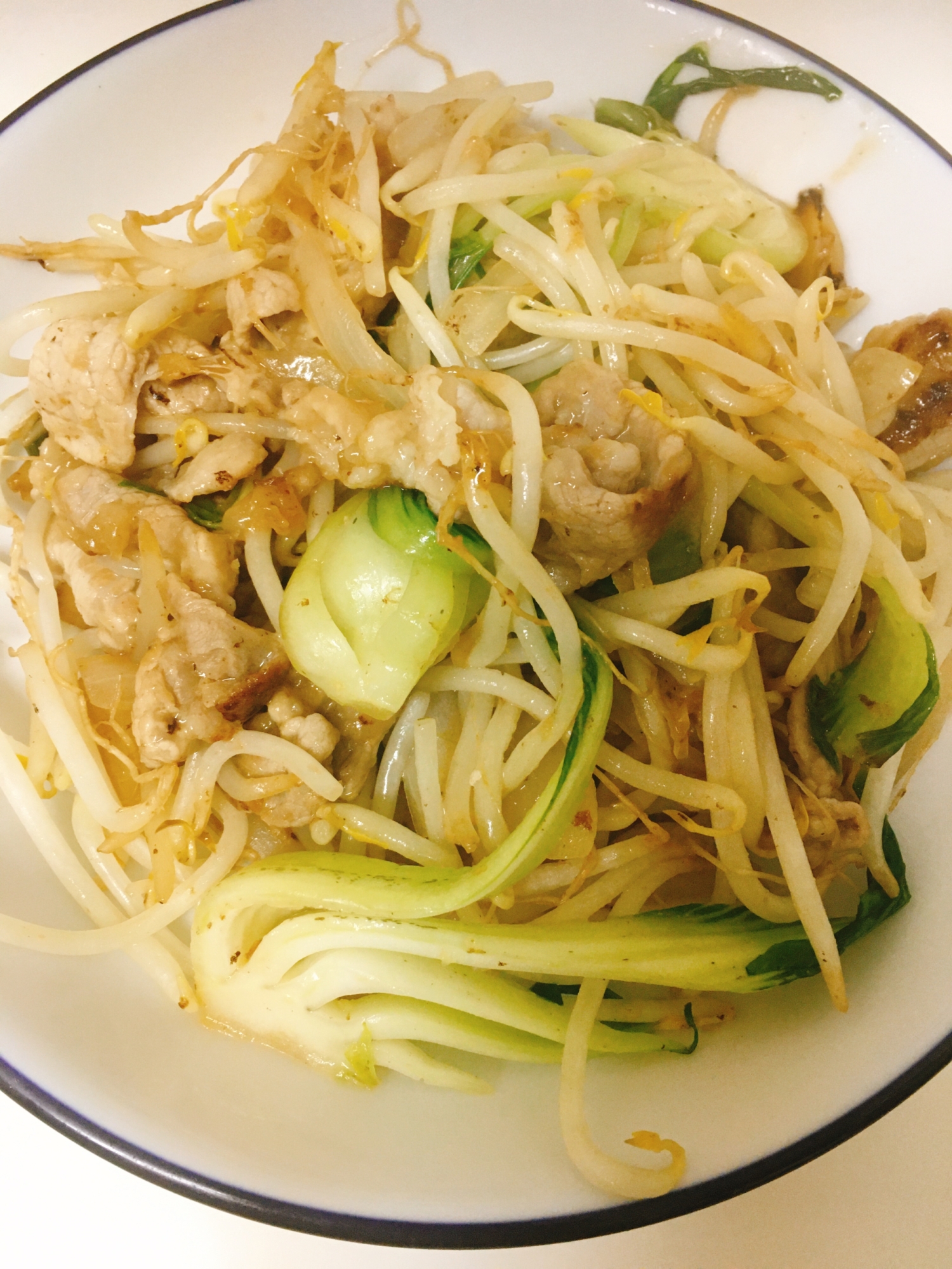 ねこぶだしで☆かんたん肉野菜炒め