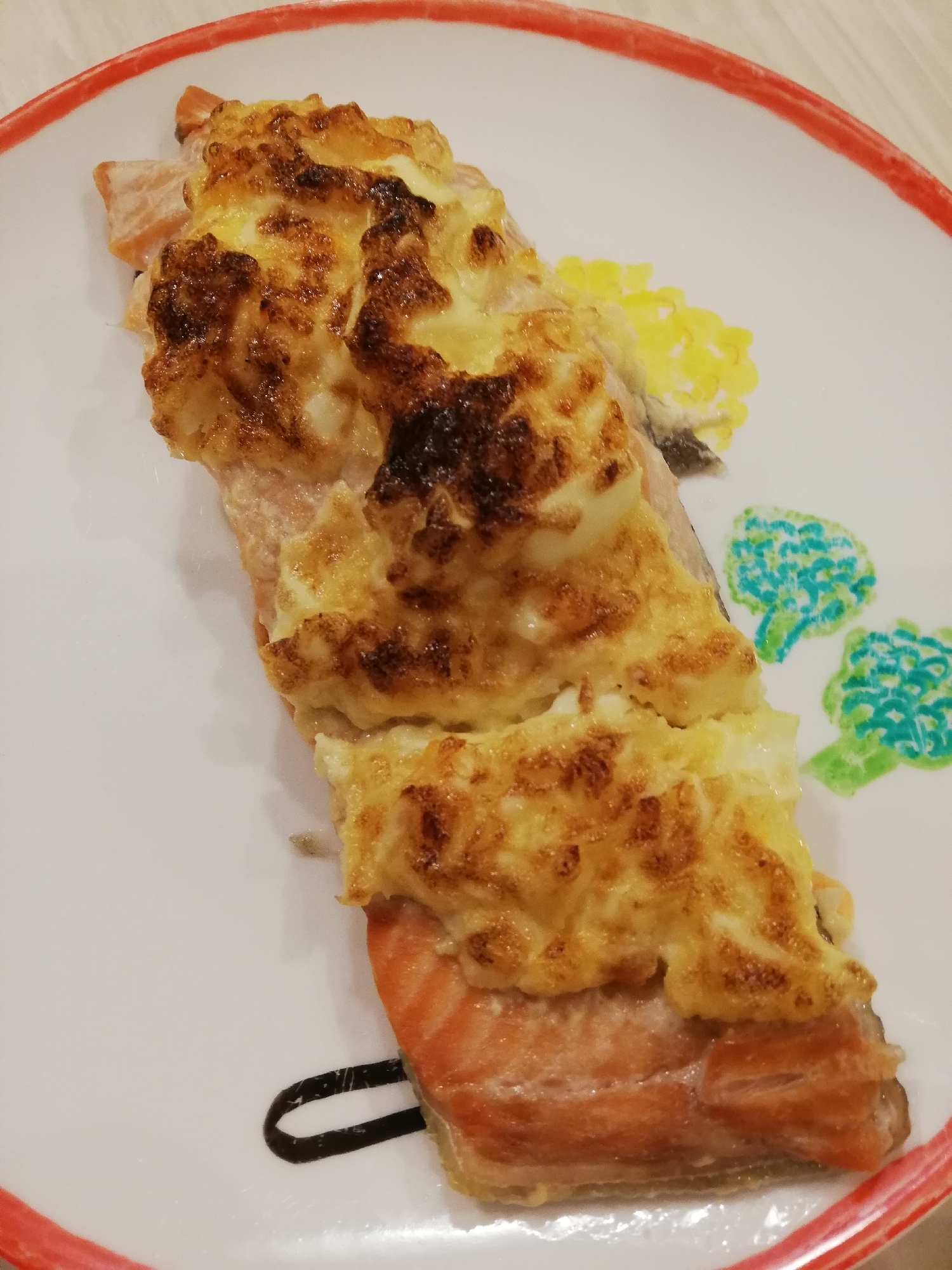 ご飯が進む！秋鮭のタルタル焼き