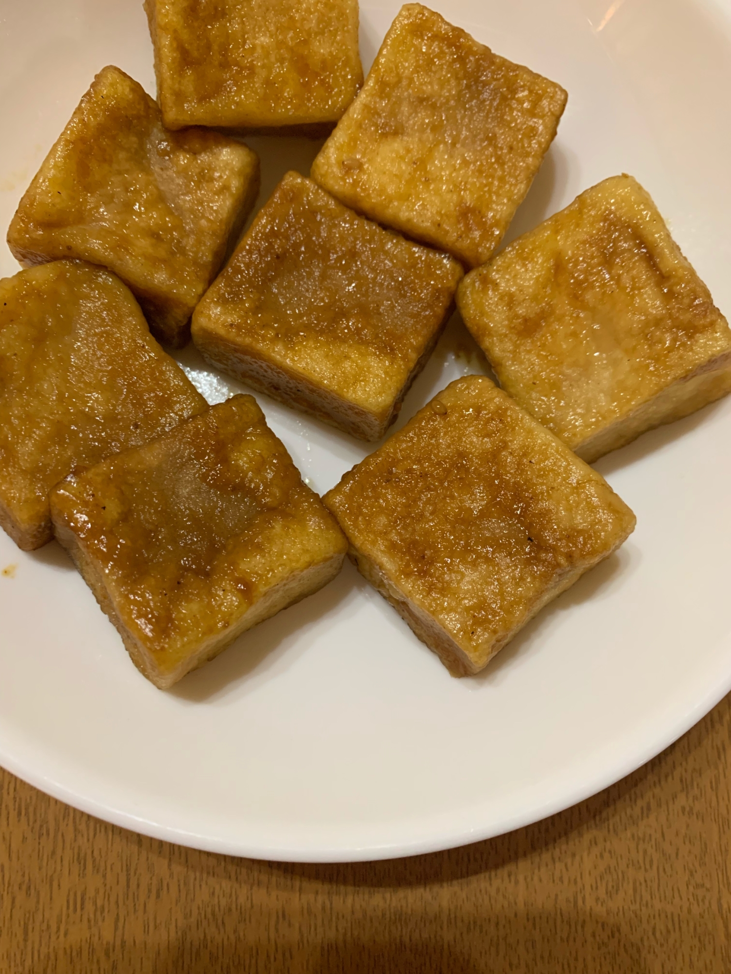 高野豆腐の焼肉のタレ炒め