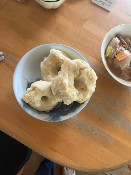 米粉が入ってモッチモチ♪簡単ベーグル
