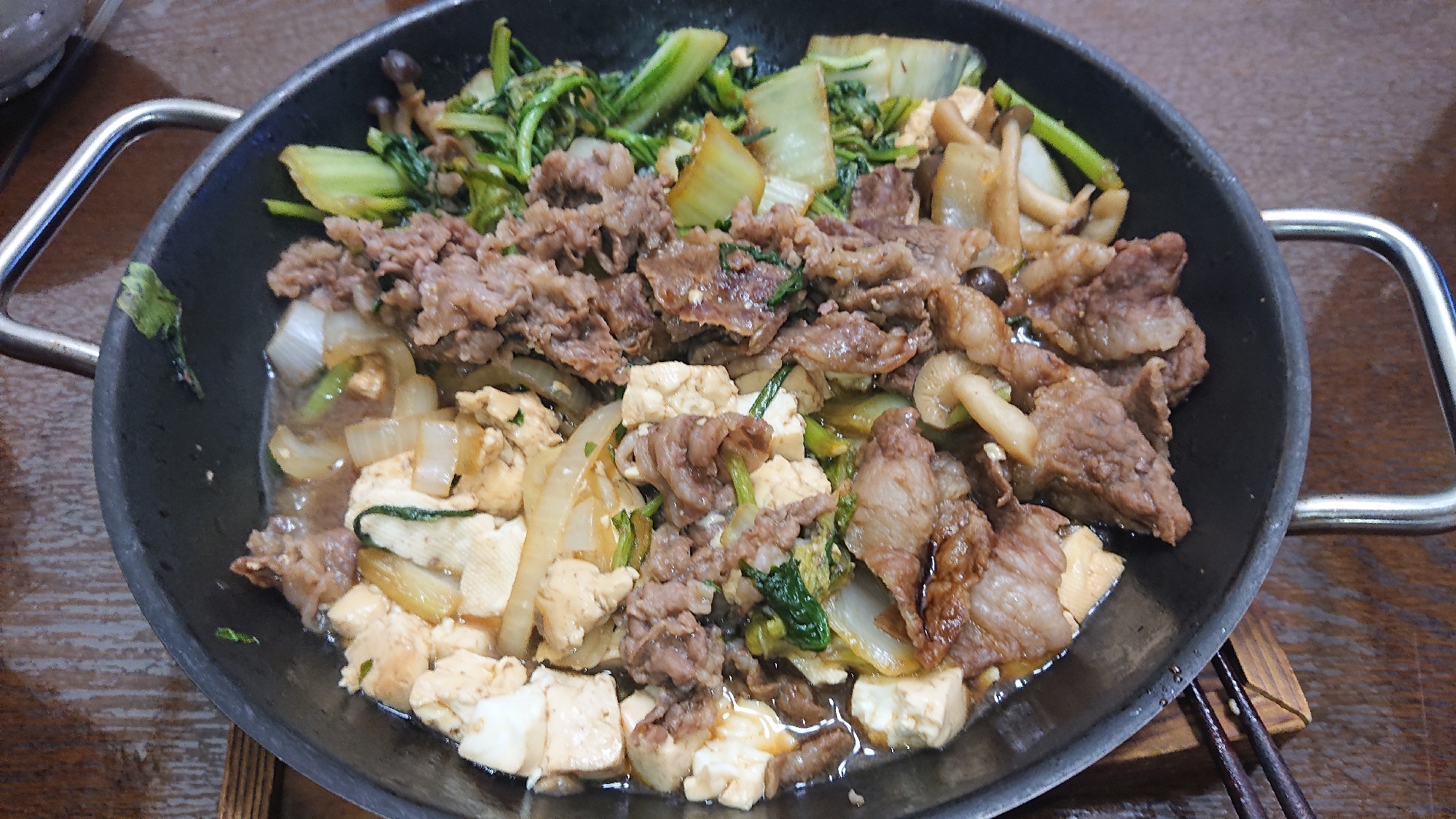 夏のすき焼き風煮