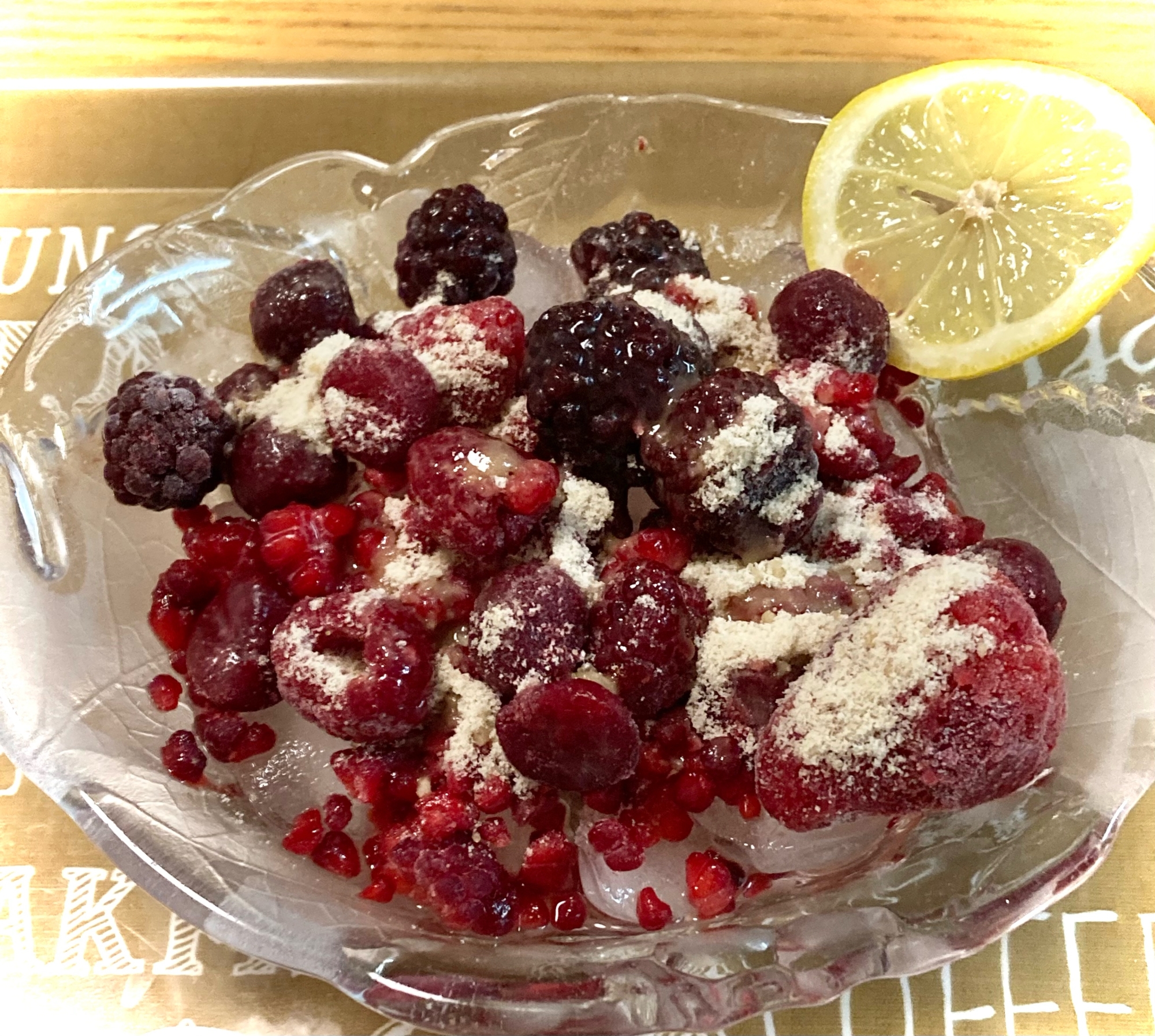 夏にぴったり即席おやつ。氷タンフル✨