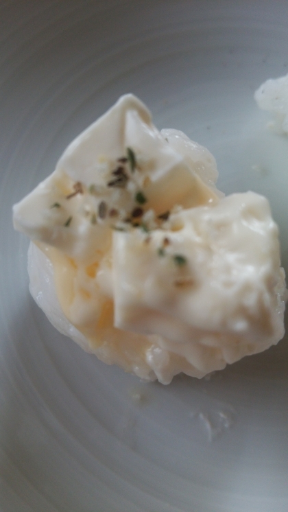 トロトロクリームチーズが最高に美味しくて贅沢なおにぎりでした～(*^^*)！