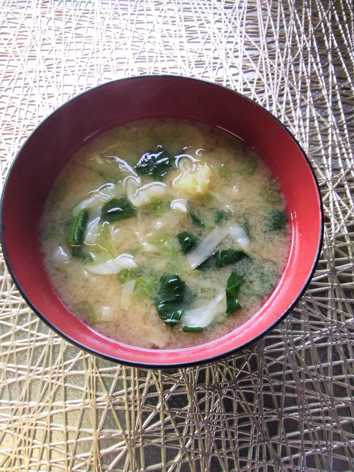 キャベツの味噌汁