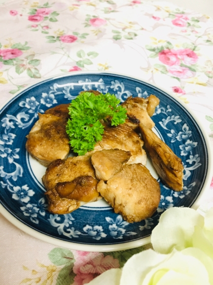 鶏もも肉の揚げ焼き❤香味だれ