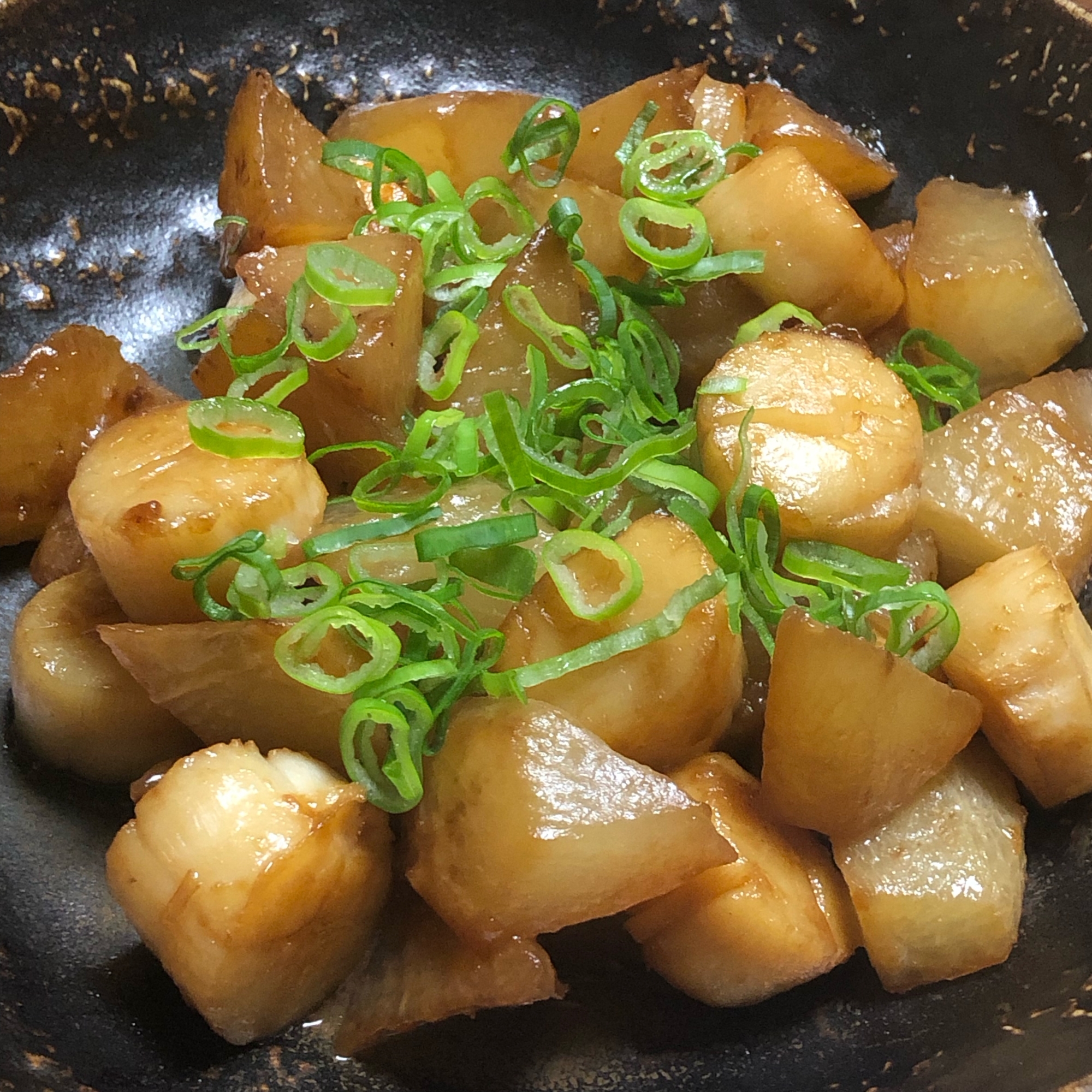 ほたてと大根のバター醤油