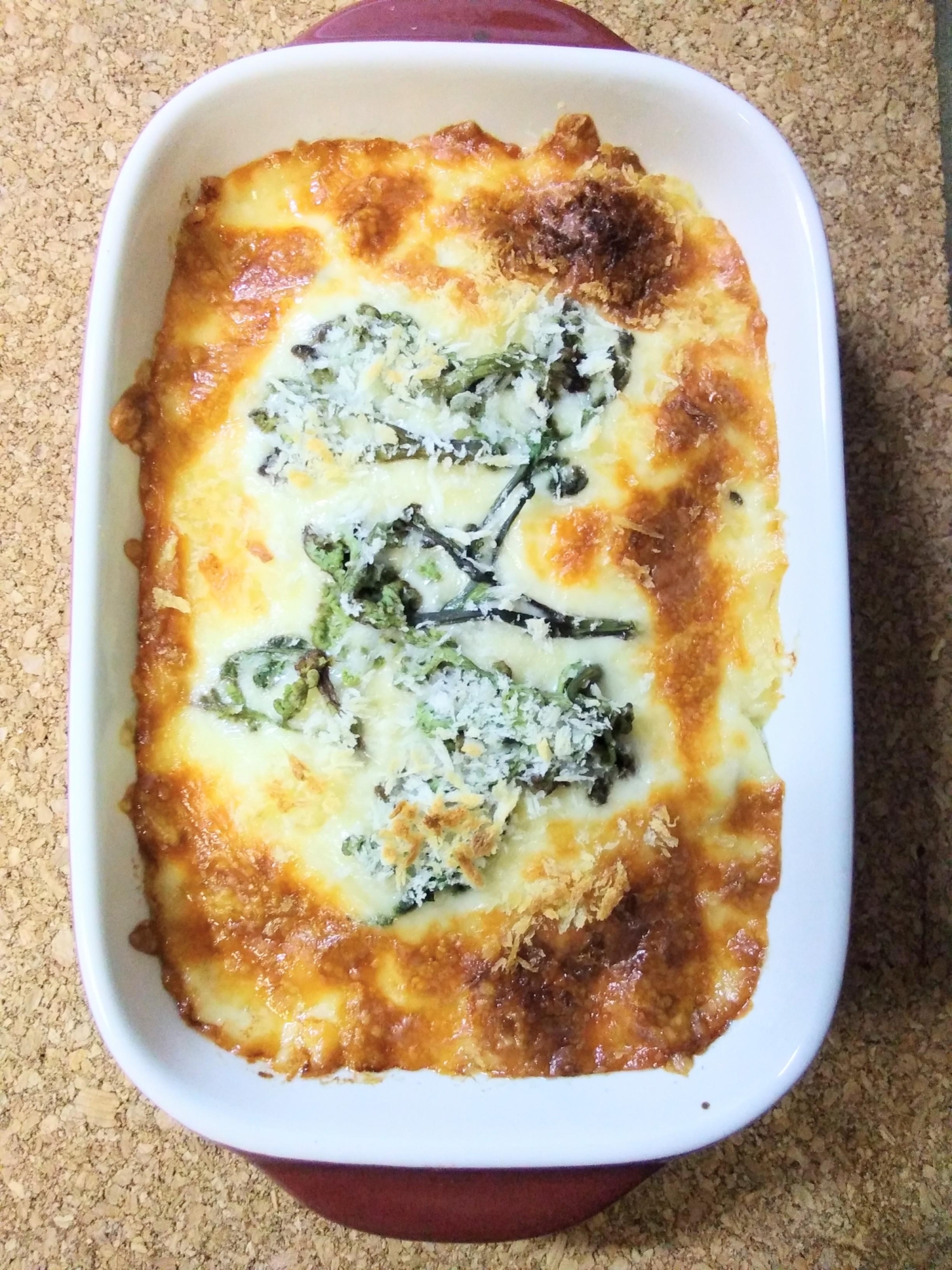 蕨☆わらびグラタン☆わらび入りグラタン