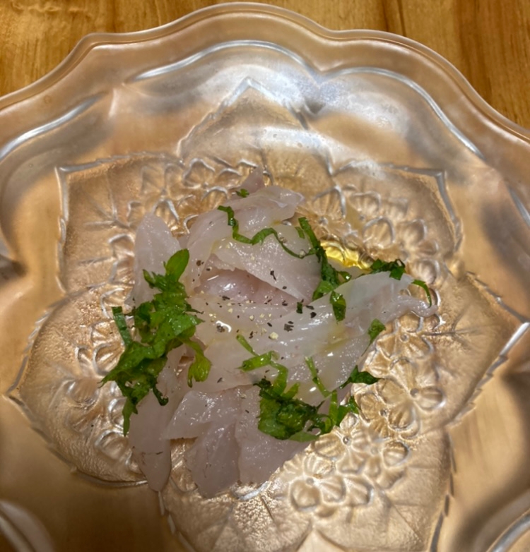 メバルのカルパッチョ