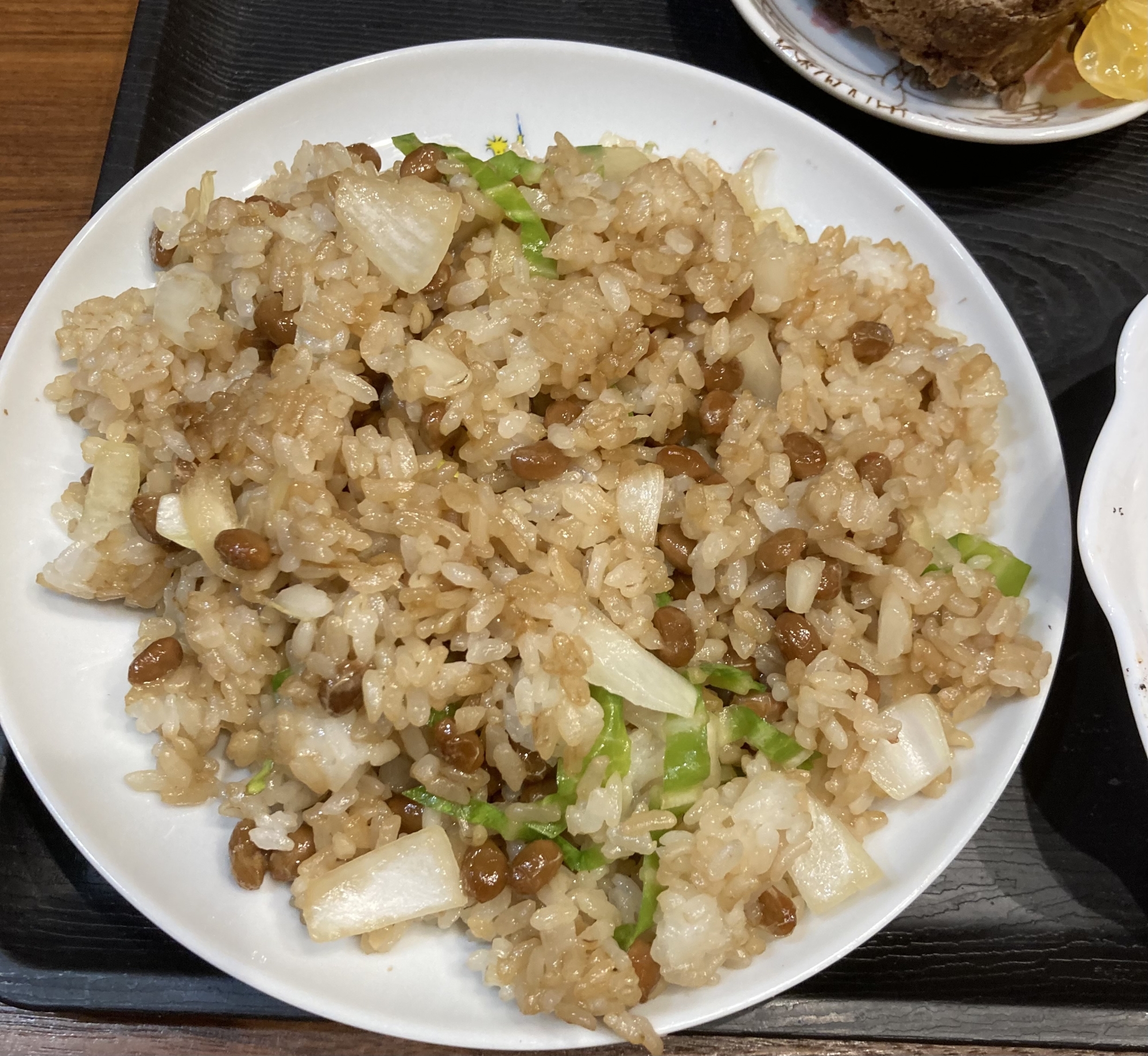 納豆醤油チャーハン