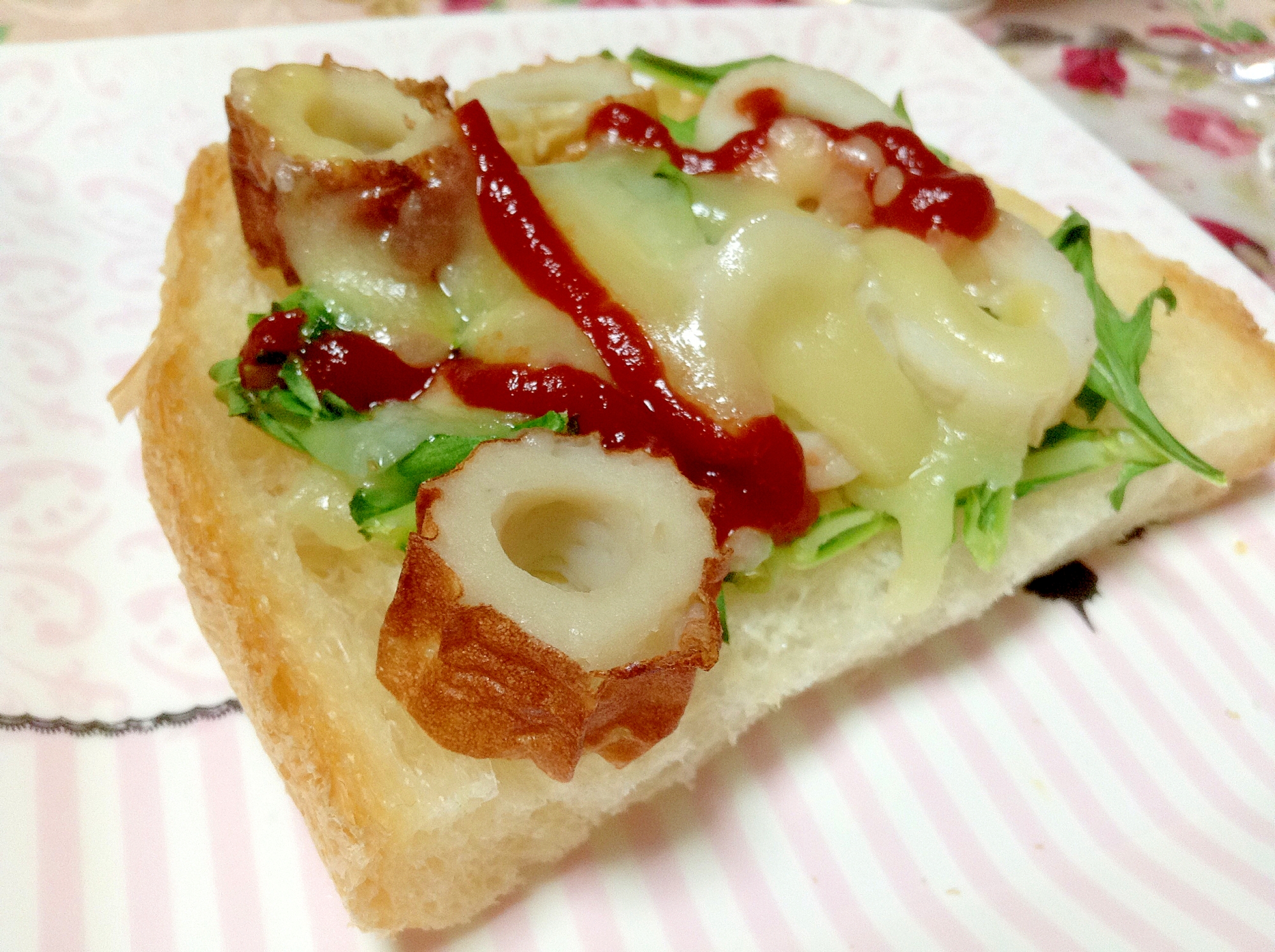 ちくわと水菜のピザ風トースト レシピ 作り方 By やなママ 楽天レシピ ちくわと水菜のピザ風トースト レシピ 作り方 By やなママ 楽天レシピ