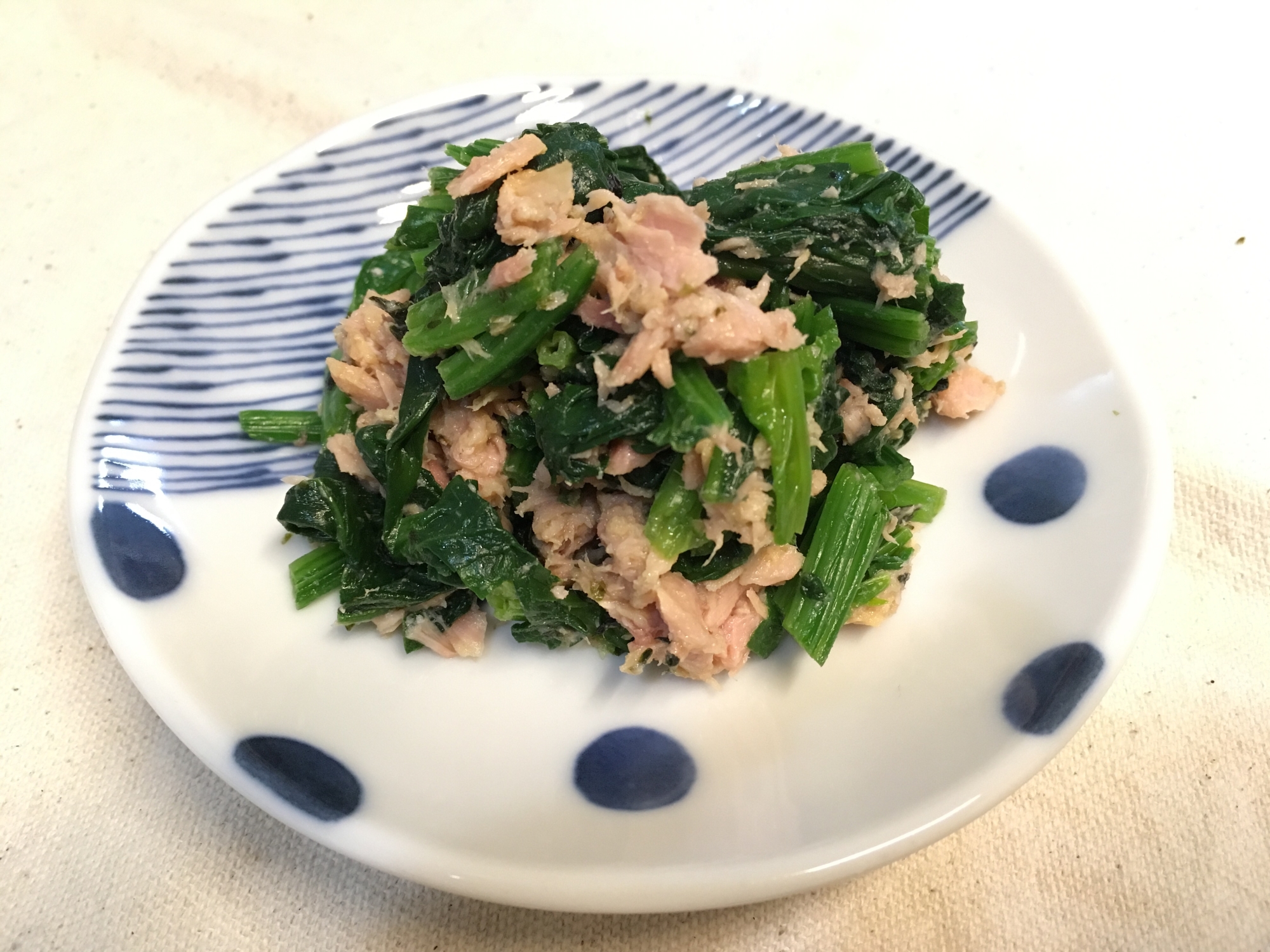 子供もパクパク!ほうれん草とツナの和え物