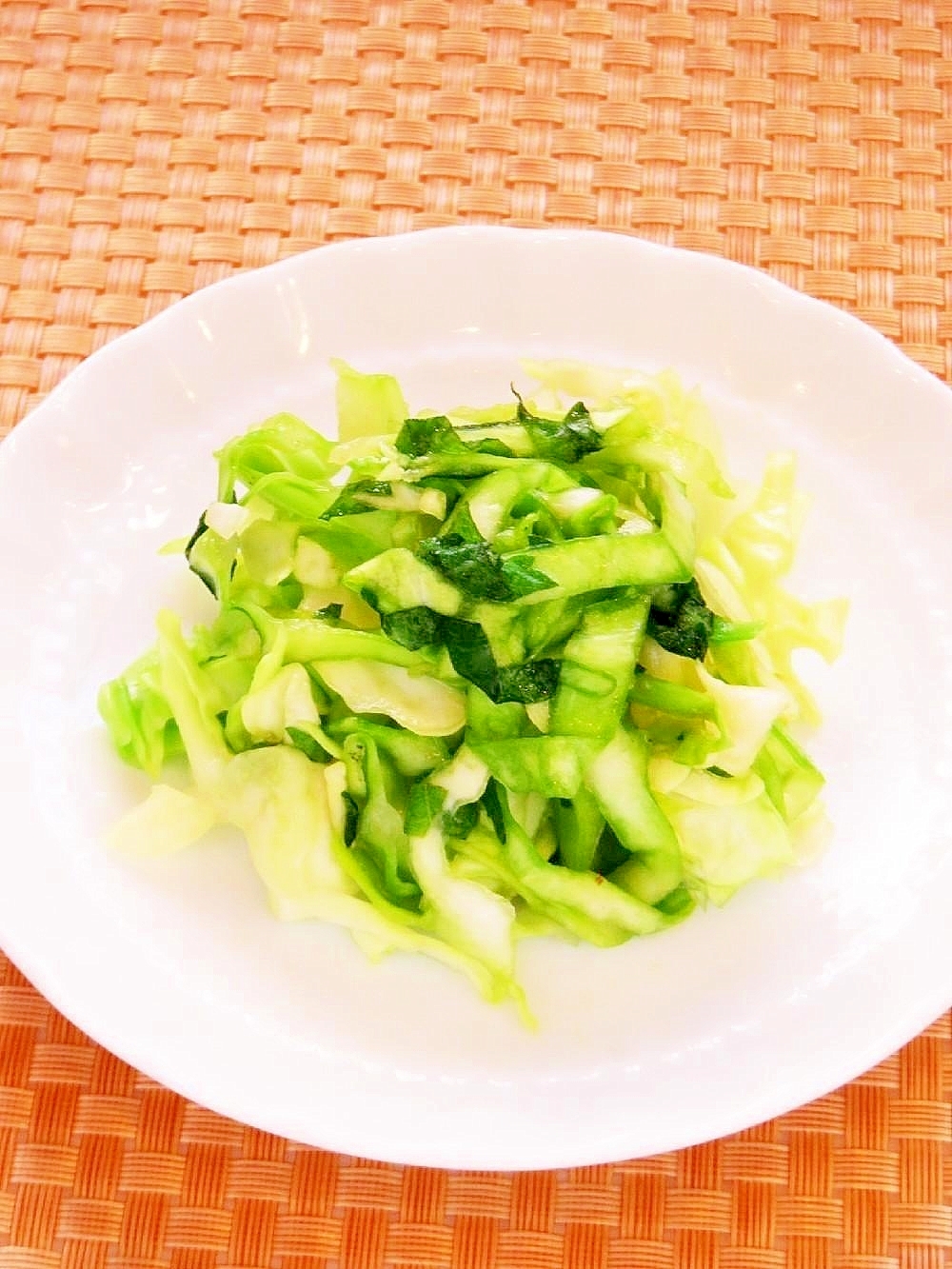 ☺５分で簡単作り置き♪キャベツと青じその浅漬け☺
