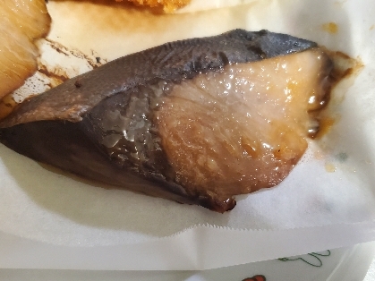 トースターでブリの照り焼き