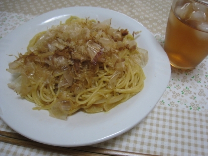 ほんとに”簡単すぎる”パスタでした（笑）今日のひとりランチにいただきました！ごちそうさまです。