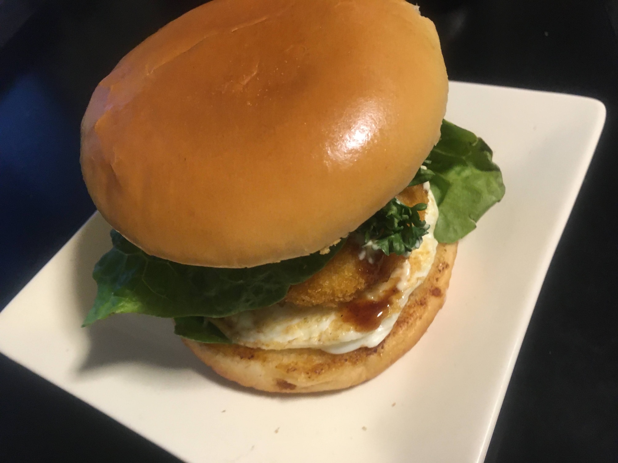 ハンバーガーのトレーナー ロメインレタス