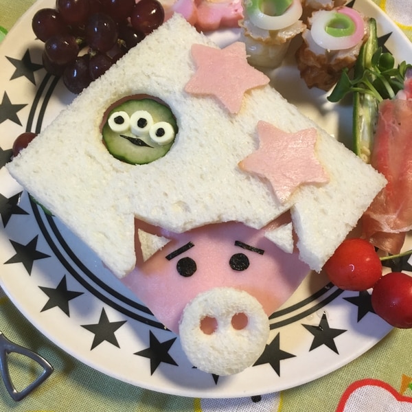 簡単 ひょっこりトイストーリーなハム卵サンドイッチ レシピ 作り方 By Hitomikan1027 楽天レシピ 簡単 ひょっこりトイストーリーなハム卵サンドイッチ レシピ 作り方 By Hitomikan1027 楽天レシピ