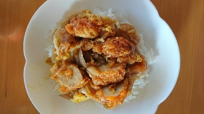 からあげくんで親子丼