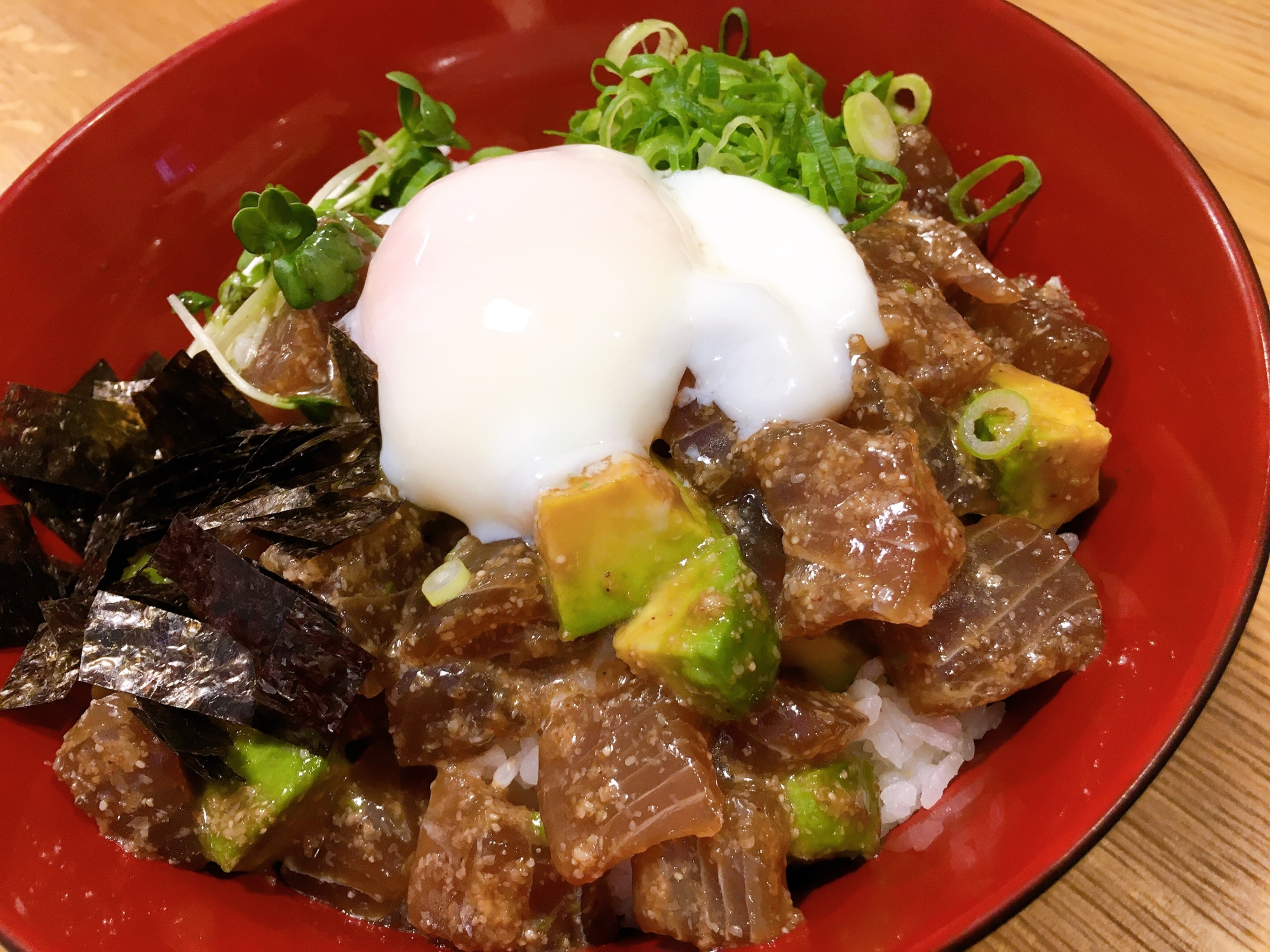 ハワイアン！ポキ丼