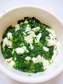 豆腐とモロヘイヤの和え物 離乳食後期 レシピ 作り方 By Bebeko611 楽天レシピ 豆腐とモロヘイヤの和え物 離乳食後期 レシピ 作り方 By Bebeko611 楽天レシピ