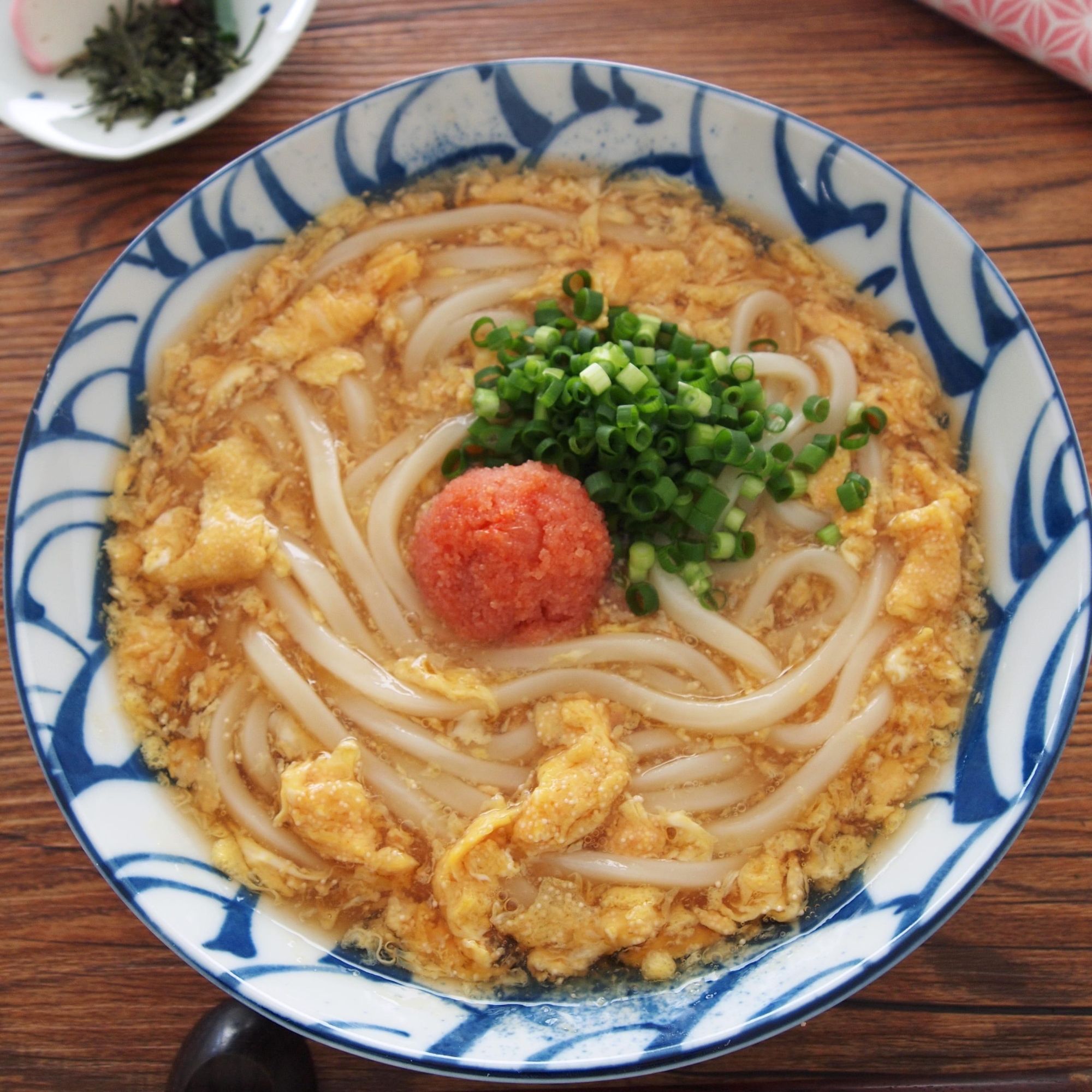 明太あんかけうどん