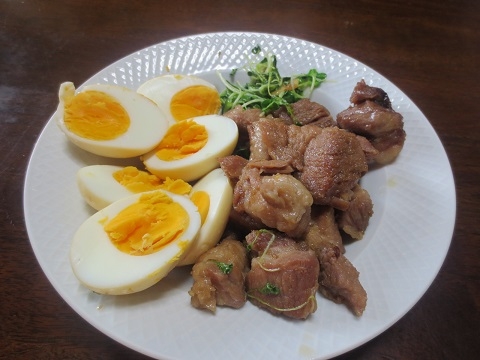 豚肉と卵のさっぱり煮