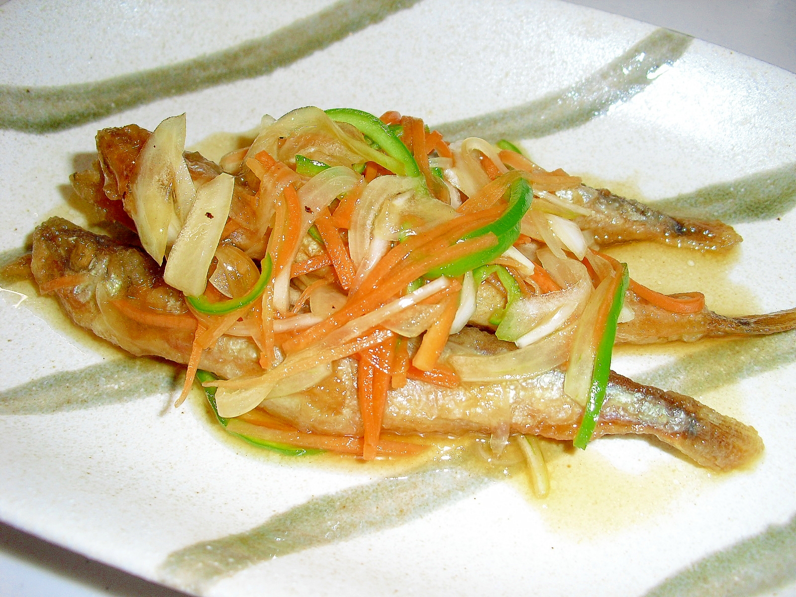 子供も大好き 我が家の ししゃもの南蛮漬け レシピ 作り方 By Miyu 楽天レシピ