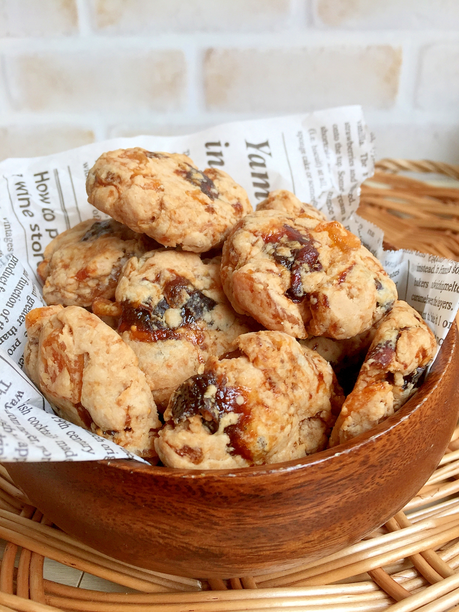 たっぷりドライフルーツ 全粒粉ダイエットクッキー レシピ 作り方 By Aka Ru 楽天レシピ