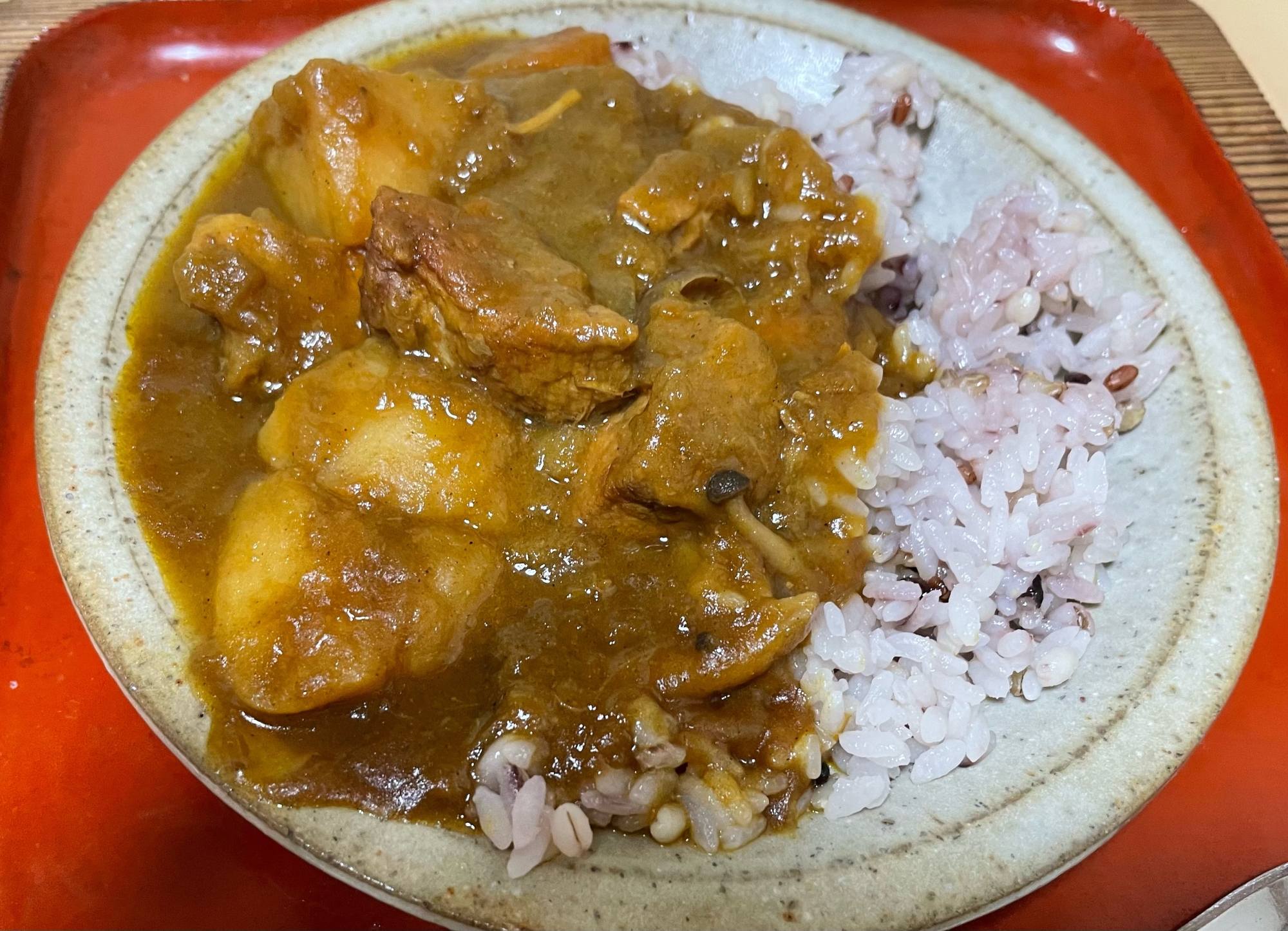 活力鍋のポークカレー