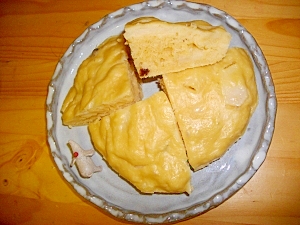 圧力鍋で作る　朝ごはんになる蒸しパン（りんご）