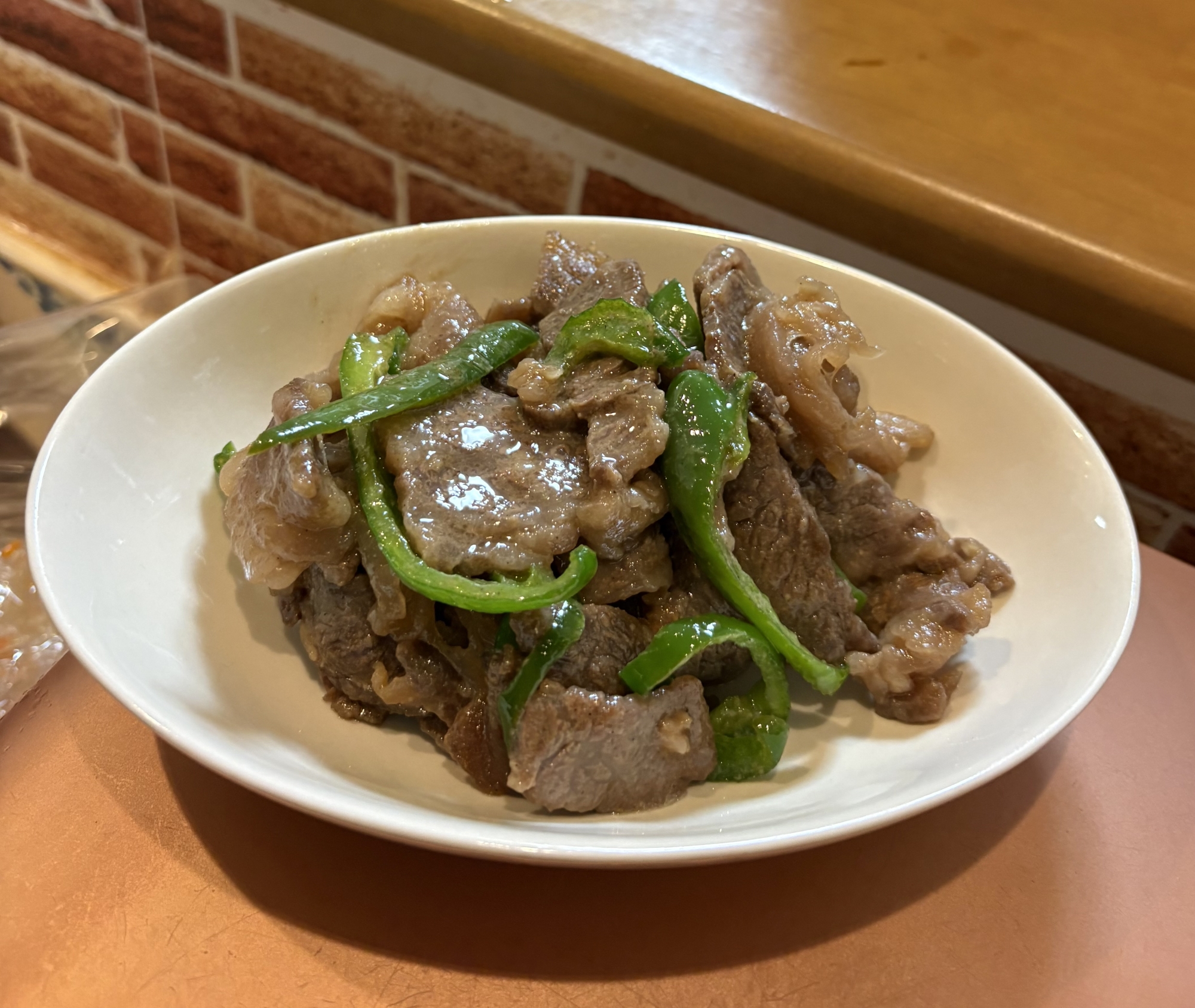 牛肉とピーマンのオイスター炒め