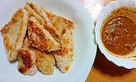 カツレツの甘辛醤油梅マヨソース