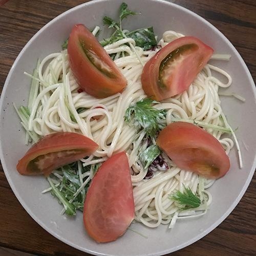 サラダ風冷やしうどん