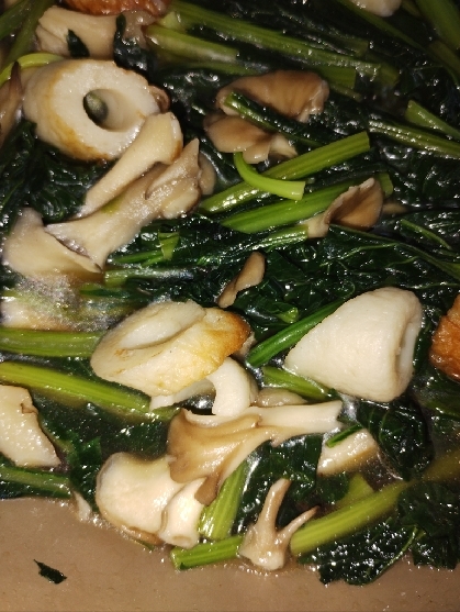 小松菜とちくわの甘辛煮