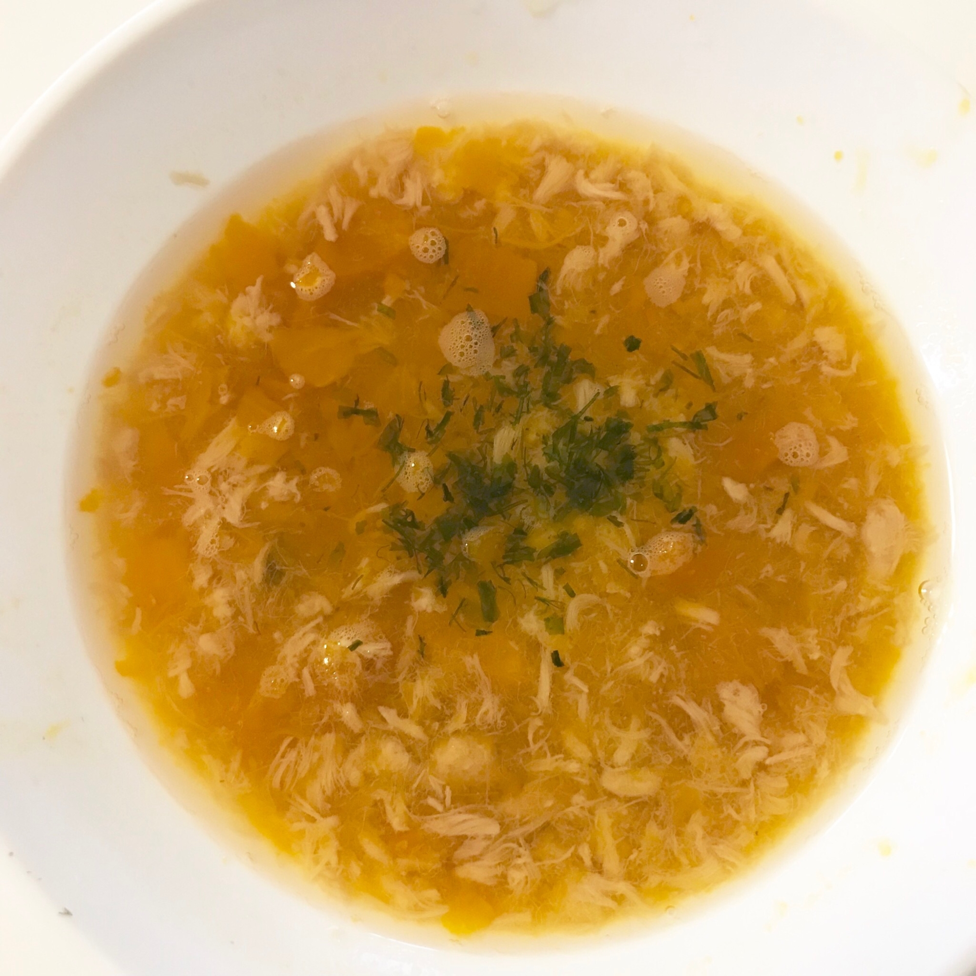 【離乳食】かぼちゃとツナのスープ