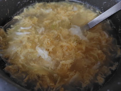 ふわとろ卵の中華スープ