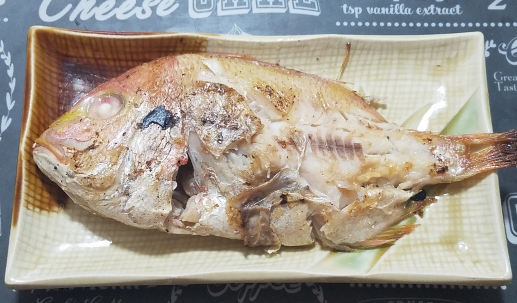 連子鯛の梅昆布茶焼き